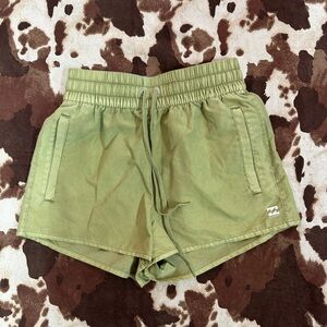 Billabong olive green women’s shorts